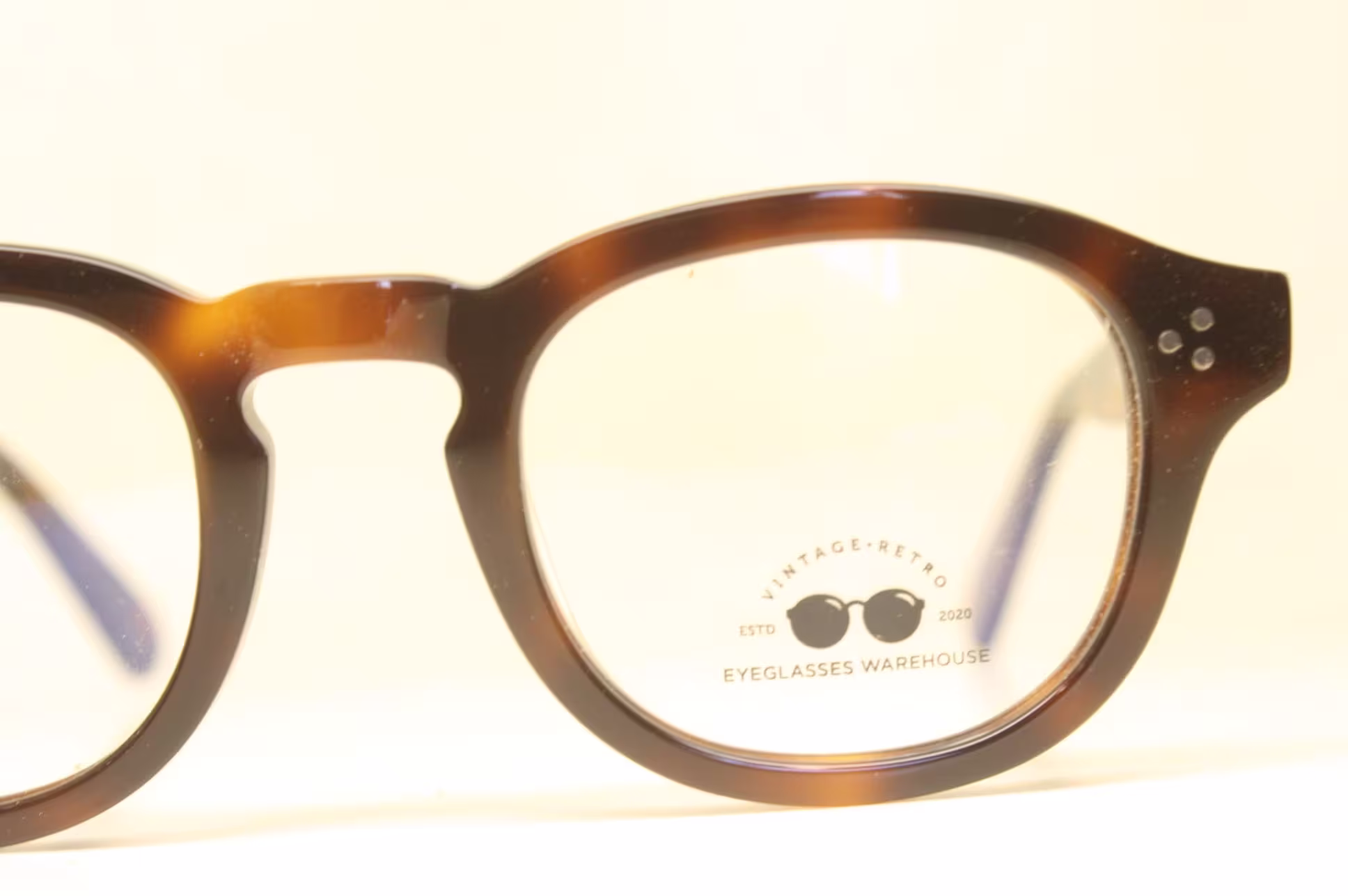 Tortoise Retro Horn Rimmed Glasses Frames 1960S Vintage Style Eyewear