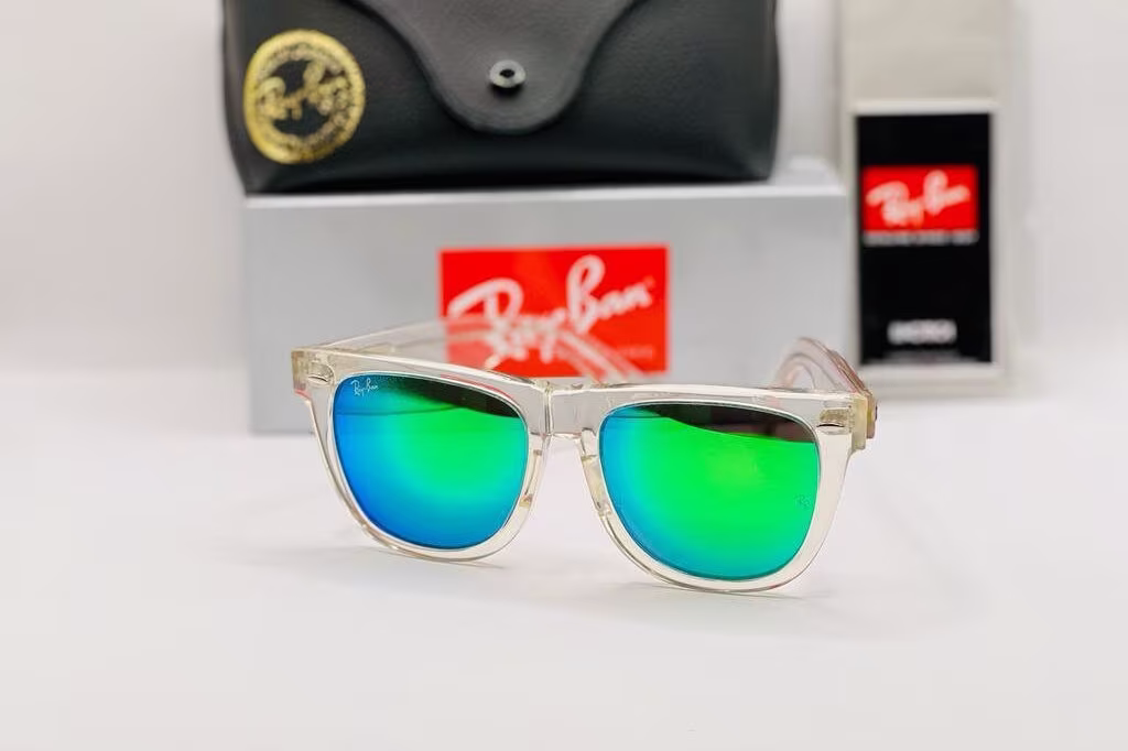 Ray-Ban Crystal Clear Sunglasses Rb2140 Transparent Original Wayfarer Eyewear, Christmas Gift, Gift For Him, Her