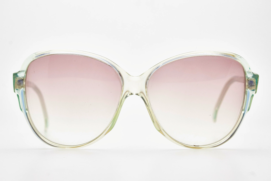 Vintage Woman Sunglasses Creations Orly Paris Maly 676 Occhiali Da Sole Large Frame Hipster Boho 80 Aviator