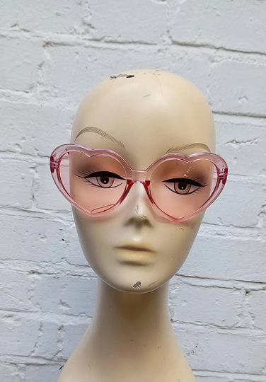 Sunglasses Oversize Heart Pink