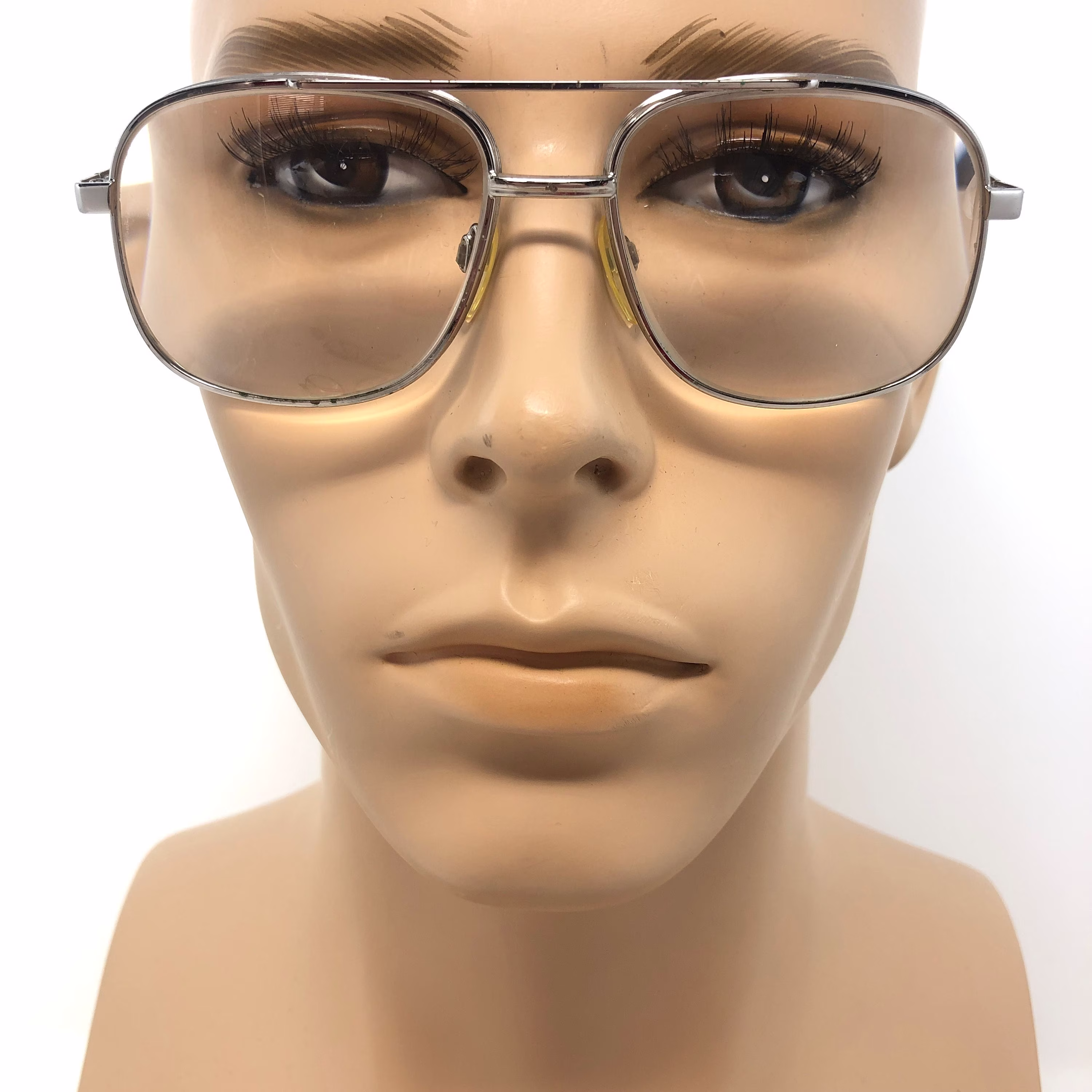 Vintage Specsavers Conrad Eyeglasses Glasses Frame Silver Pilot Metal Used Eyeglass Frames Retro