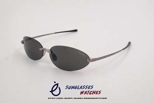 Thierry Mugler 6526 Rimless Made in France Vintage Designer Sunglasses/Men Women Unisex Used
