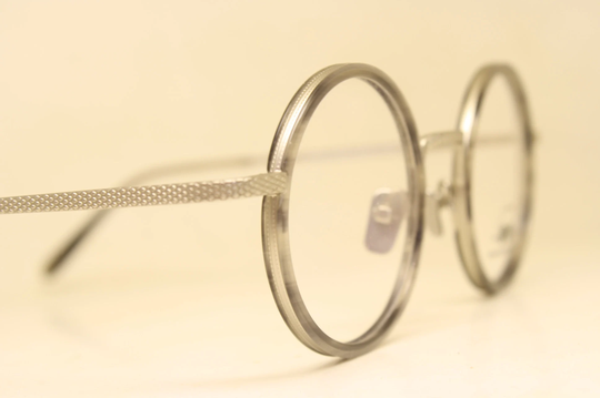 Gray Round Retro Glasses Gandhi John Lennon Windsor Style Eyewear