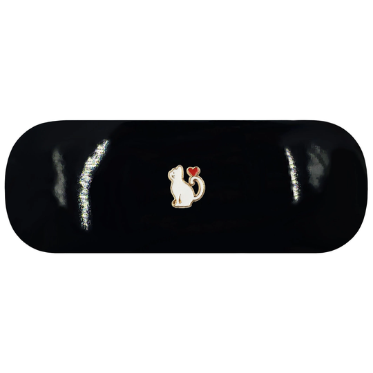 White Cat Hard Glasses Case. Siamese Kitten Spectacle Lady Reading Eyeglasses Siberian Sunglasses Birthday Gift