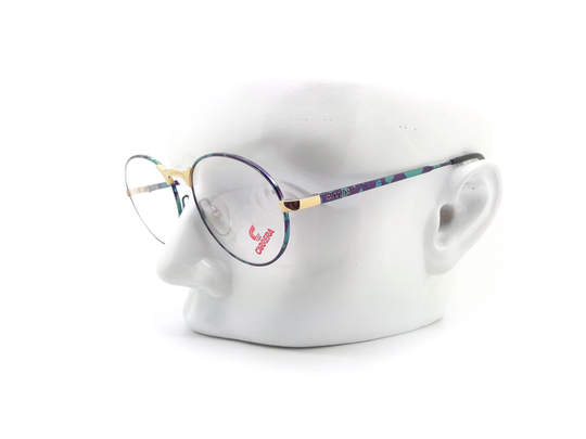 Carrera 5366 80S Vintage Oval Glasses Frames // Made in Austria New Old Stock Eyeglasses