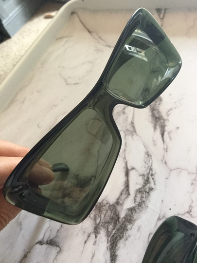 True Vintage Retro 1960S Solflex Italy Children's Khaki Army Green Sunglasses Sun Glasses
