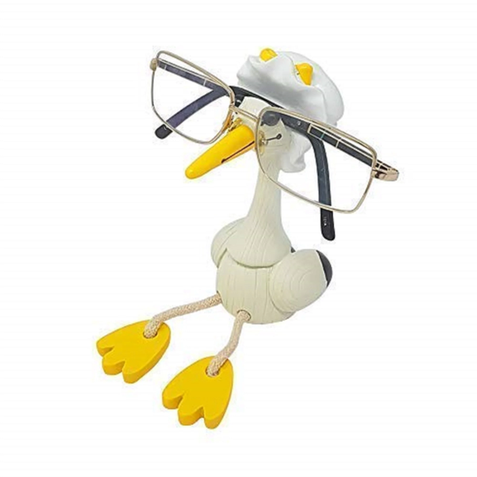 Yellow Stork Eye Glasses Holder/Stand