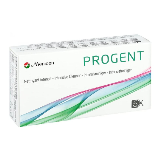 Menicon Progent SP Intensive Cleaner, 5 Ampoules, 1 Pack (1 x 5 pcs)