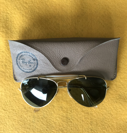 1980's Vintage 58 14 B&l Ray Ban Artists Impact Resistant Sunglasses