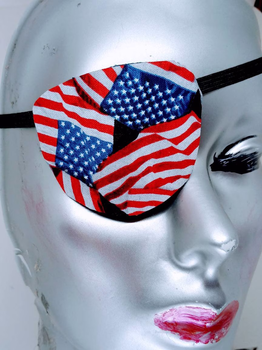Unisex Handmade Eye Patch "Stars & Stripes