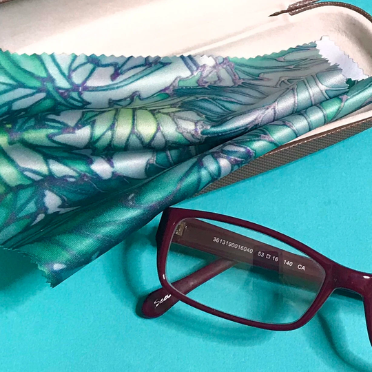 Lens Cleaning Cloth To Tuck Into Your Glasses Case - Leaf Green Screen Cleaner For Computer, Tablet & Phone Maple Gift