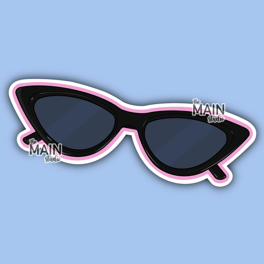 Cat-Eye Sunglasses Sticker
