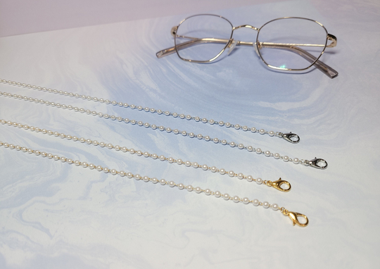 Special Edition Lovely Elegant Eyeglass Pearl Necklace Chain