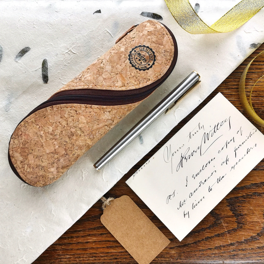 Slim Cork Glasses/Pencil Case, Natural