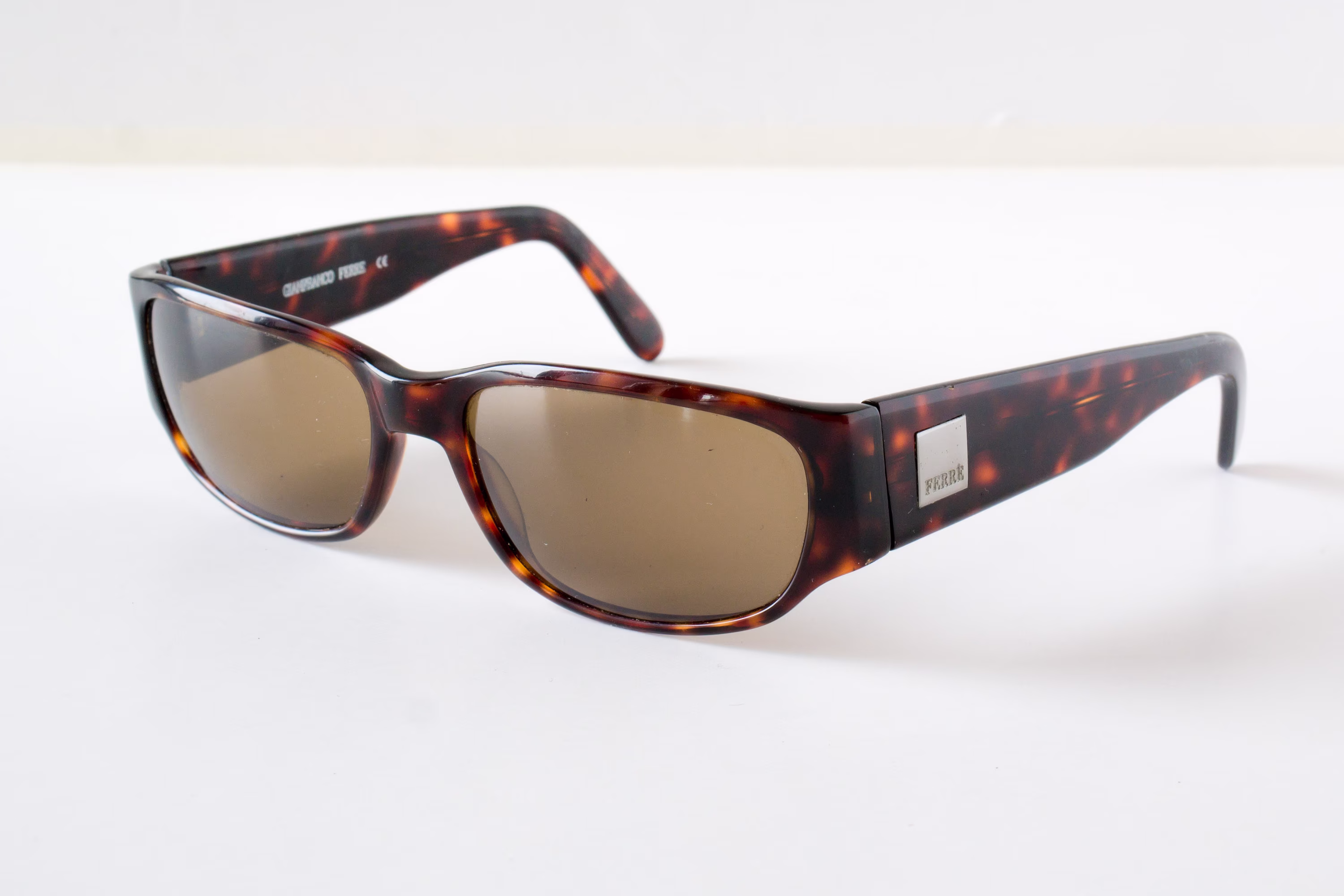 Gianfranco Ferre Gff 537 Tortoise Sunglasses/Used 1970S Vintage Designer Men Women