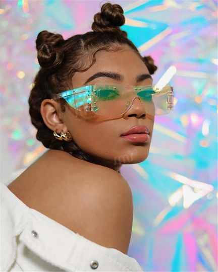 Missy Retro Sunglasses | Vintage, Mirrored Frame, Trend, Grunge, Colour Options, Uv400
