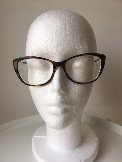 Danish Optics Inface Eyeglasses, Vintage Cat Eye Glasses, Brown Women's 60's Style Eyeglasses Eyewear, Oval Eyes, Winged Glasses