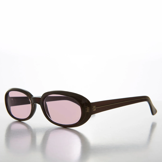 Small Oval Lens Vintage 90S Sunglasses - Loli