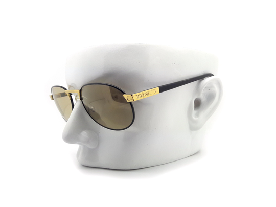 Vintage Hilton Lagos 5157 90S Luxury Aviator Sunglasses // 1990S New Old Stock