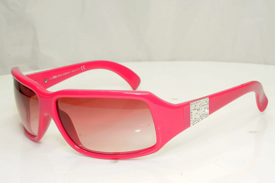 Authentic Dolce Gabbana Vintage Sunglasses Dg 2164 709 Hot Pink Magenta 31981