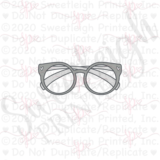 School Eyeglasses Cookie Cutter