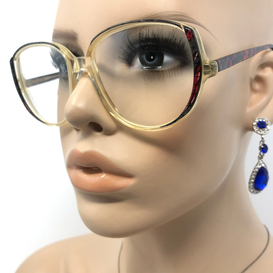Vintage Boots Broom Eyeglasses Glasses Frame Black Clear Used Eyeglass Frames Retro