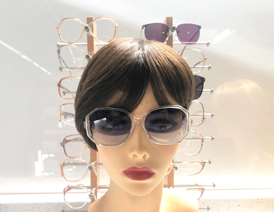 Vintage 1970S Women's Vogue 4 Model 92223 Sunglasses With Custom Made Gray Gradient Lenses Uv 400 Protection. Size 55-14-140mm