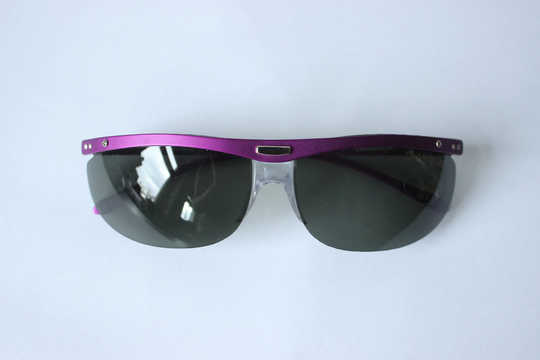 Vintage Champion Sunglasses Purple Black Shades, Uv 400 Tropical, 90S Sporty Glasses, Deadstock Eyewear, Eyeglasses