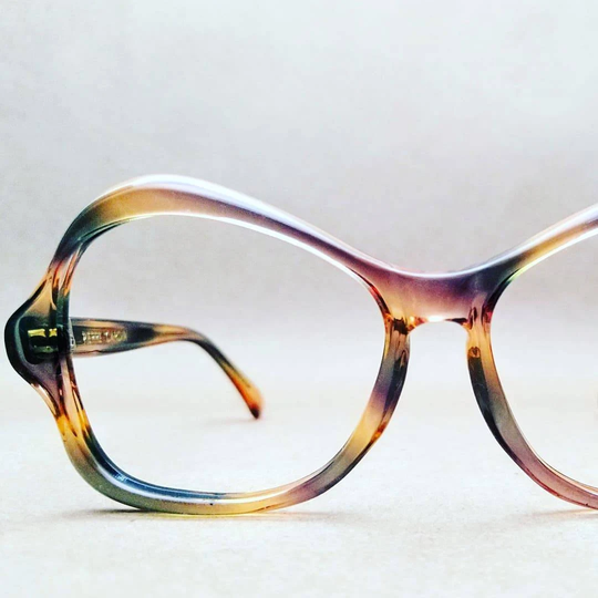Vintage Pierre Cardin C-21 Oversized Butterfly Mod Sunglasses Eyeglasses Frame France 60S Nos