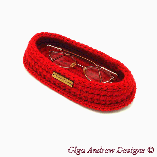 Soft Bedside Reading Glasses Tray, Holder For Glasses, Stand Holder, Desk Small Olgaandrewdesigns