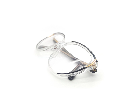 1980S Vintage Clear Cat Eye Glasses, Haute Couture 3843 1 // Made in France New Old Stock