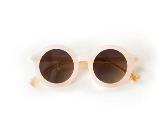 Kid's Sunglasses Retro Baby Peach Sunnies Toddler Girl Round Frame Kid