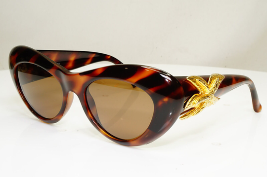 Authentic Gianni Versace Vintage Sunglasses Star Medusa Mod 376 Col 900 29641