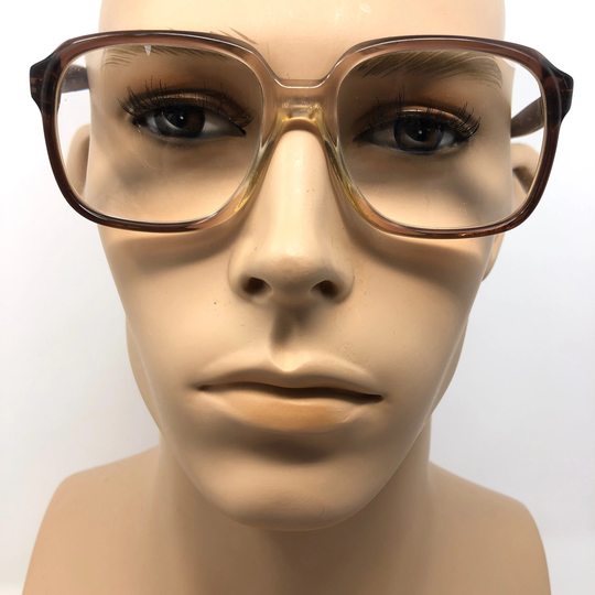 Vintage Menrad Eyeglasses Glasses Frame Brown Square Geek Used Eyeglass Frames Retro