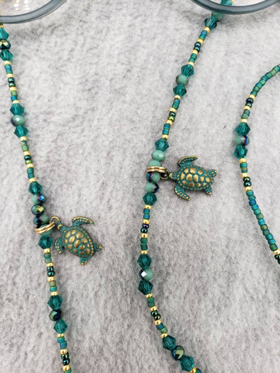 Swimming Sea Turtles Eyeglasses Or Reading Glasses Chain-Free Shipping