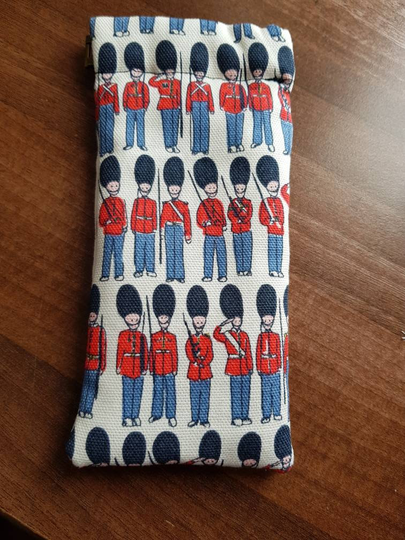 Glasses/Sunglasses Case Made in Cath Kidston Soldiers Fabric
