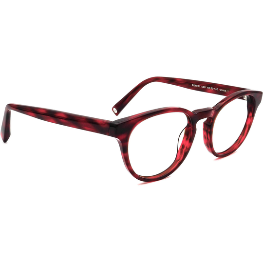 Warby Parker Women's Eyeglasses Percey 608 Red Havana Round Frame 48[]20 140
