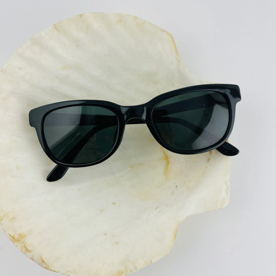 Authentic Vintage 90S Black Square Sunglasses