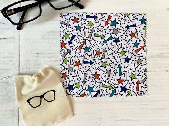 Cleaning Cloths, Set Of 2, Glasses Cleaning Cloth, Microfiber Arrows, Gift For Friend, Boy, Cloth Kids