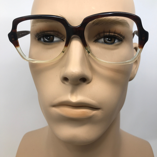 Vintage Vortex Kendale Eyeglasses Glasses Frame Brown Square Geek Used Eyeglass Frames Retro Britain