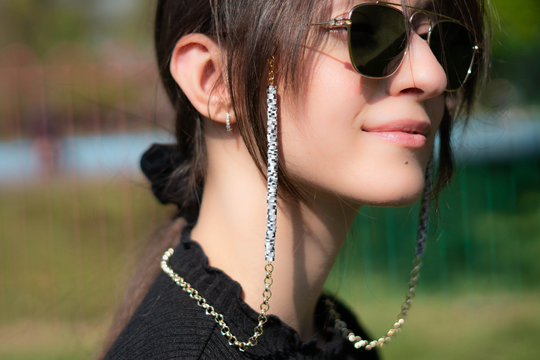 Future | Lanyard Glasses Reading Sunglasses Spectacles Chain Holder Cord Clay Beads