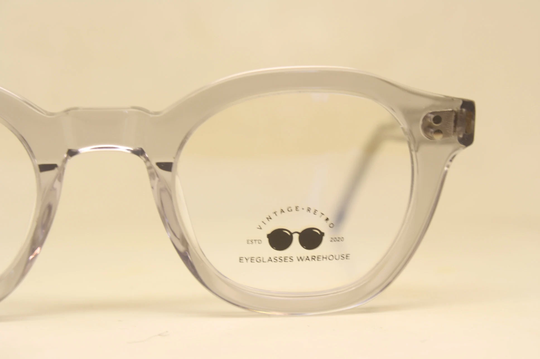 Gray Retro Horn Rimmed Glasses P3 Frames 1960S Vintage Style Eyewear