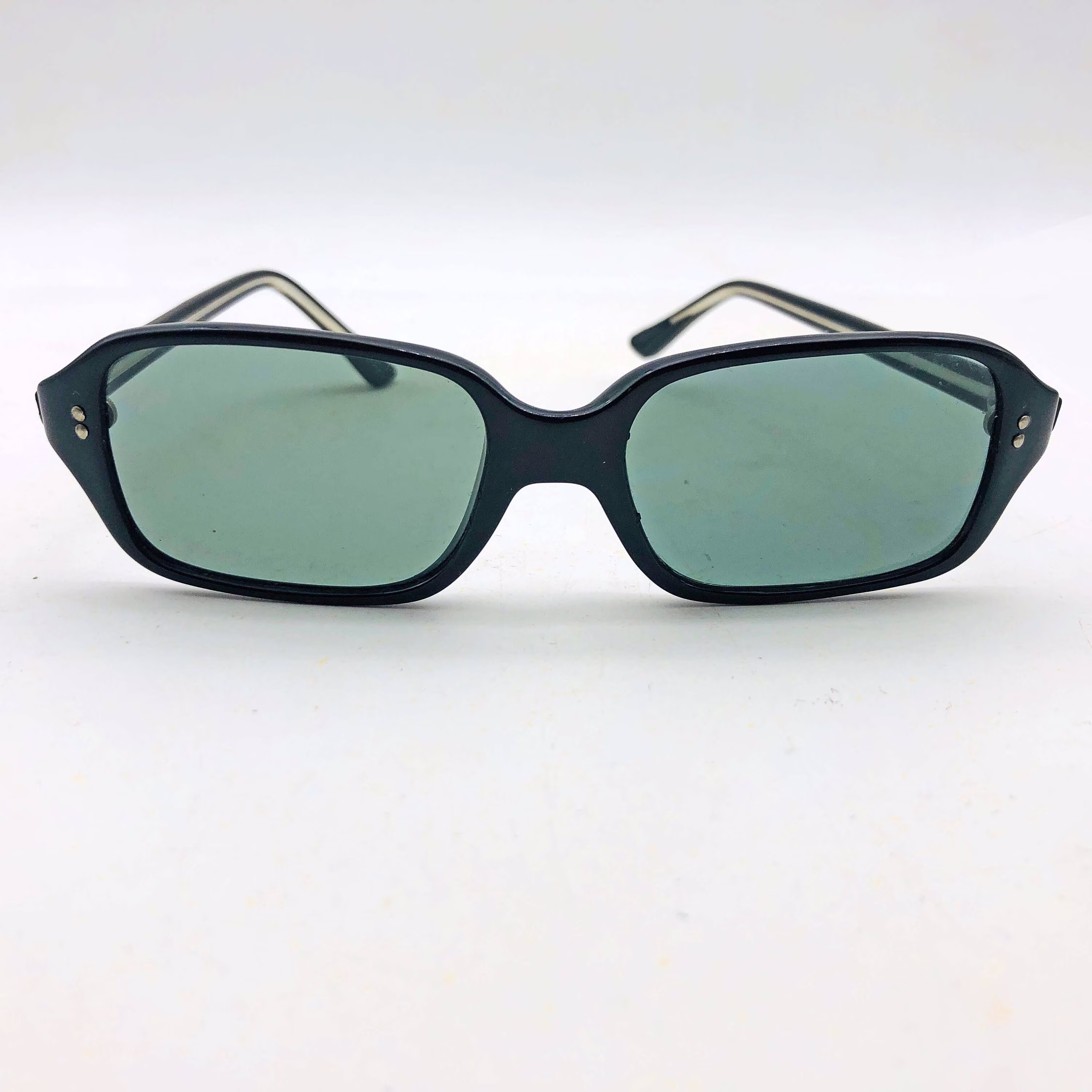 Children's Kids Sunglasses. 1950S - 60S Vintage French Uv Filter Black Acrylic Retro Glasses Frames. Unsold Stock. Unisex Spectacles