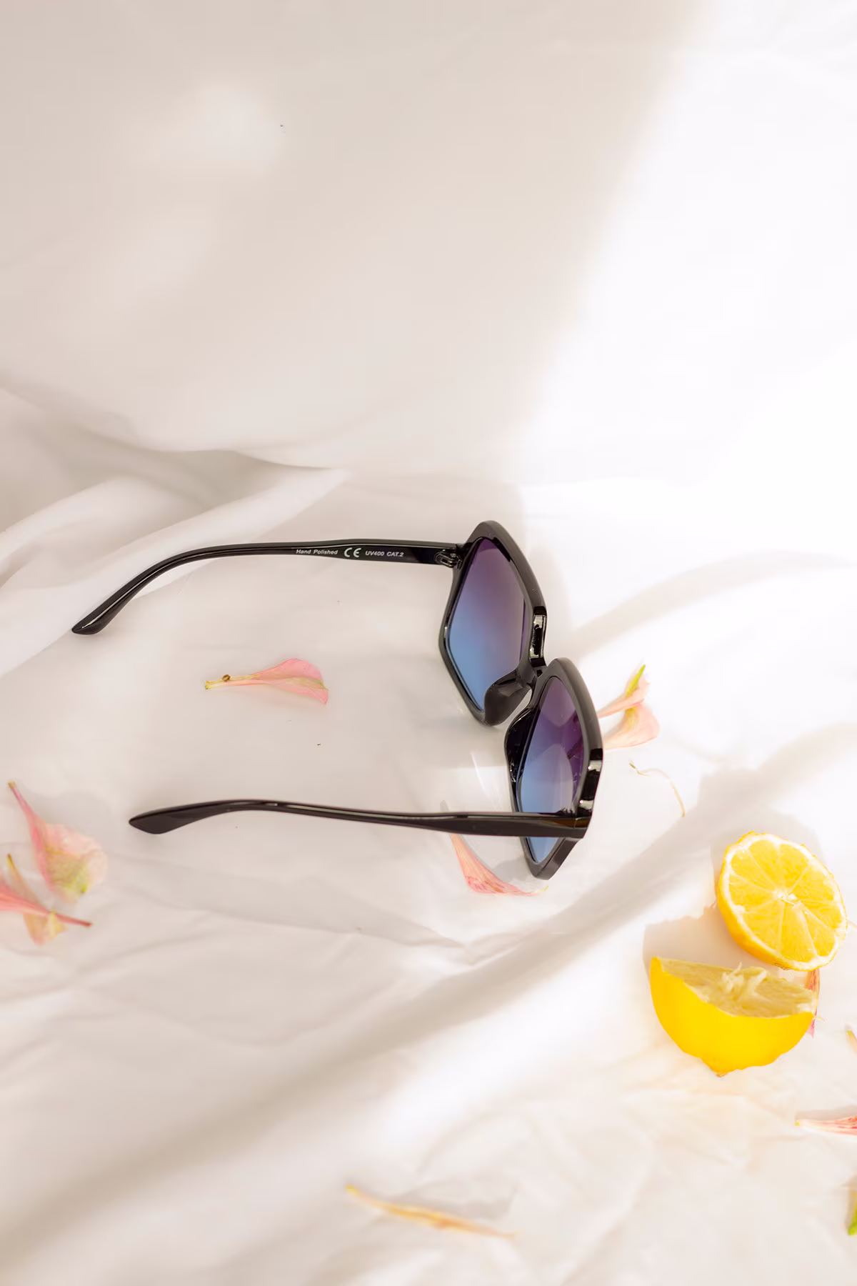 Black Oversized Rounded Square Sunglasses