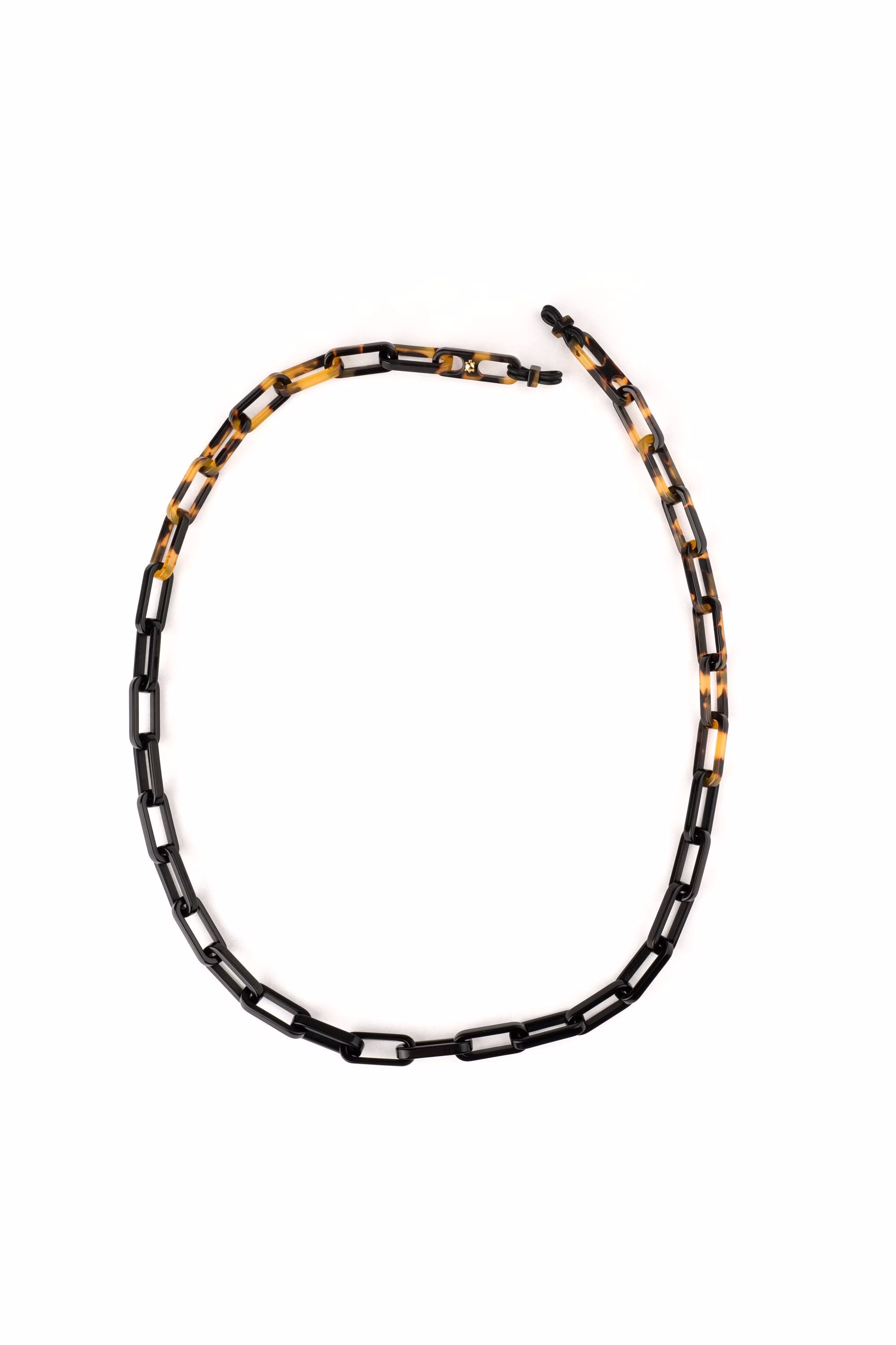 Turtle Story Eyeglasses Chain - Handmade From Italian Cellulose Acetate | "Tortoiseshell