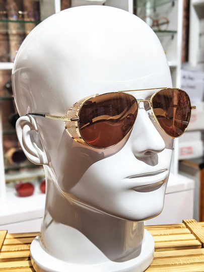 Aviator Steampunk Sunglasses Unisex Prescription Glasses Gift For Her Him