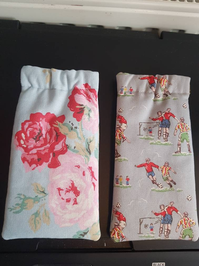 Glasses/Sunglasses Case Made in Cath Kidston Fabric