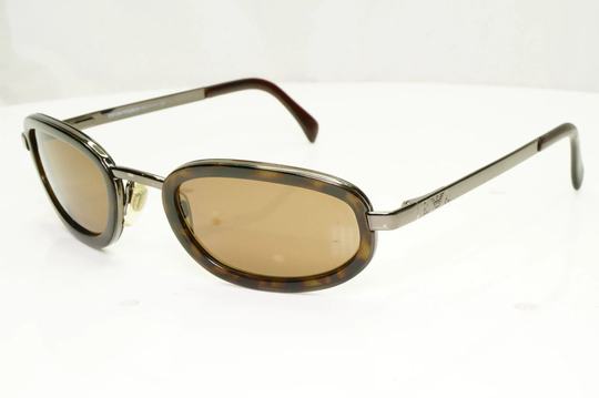 Authentic Emporia Armani Mens Vintage Sunglasses Brown 084 1104 34018