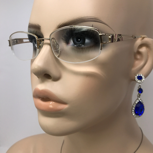 Vintage Aristar Charmant Ar16317 Eyeglasses Glasses Frame Gold Rectangular Used Eyeglass Frames Retro