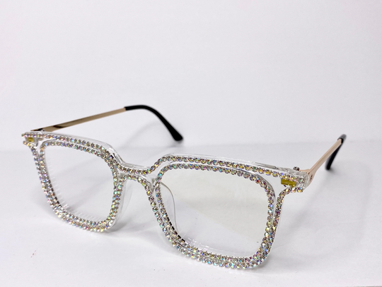Bling Clear Frame Glasses